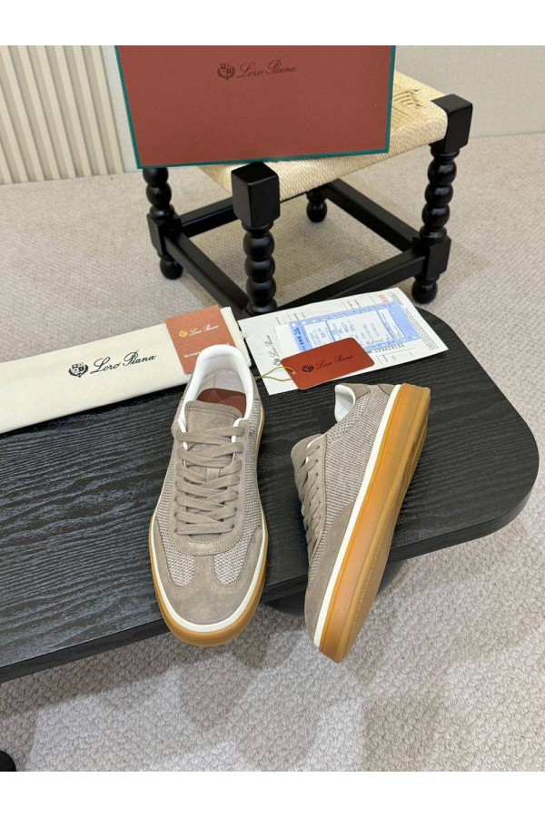 Мужские кроссовки Loro Piana Tennis Walk - Beige