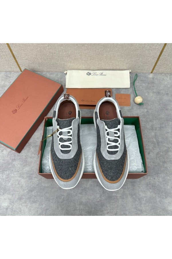Мужские кроссовки Loro Piana 360 Lp Flexy Walk - Grey