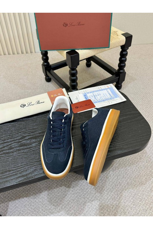 Мужские кроссовки Loro Piana Tennis Walk - Navy