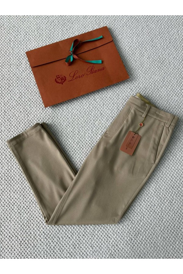 Мужские брюки Loro Piana Premium - Khaki