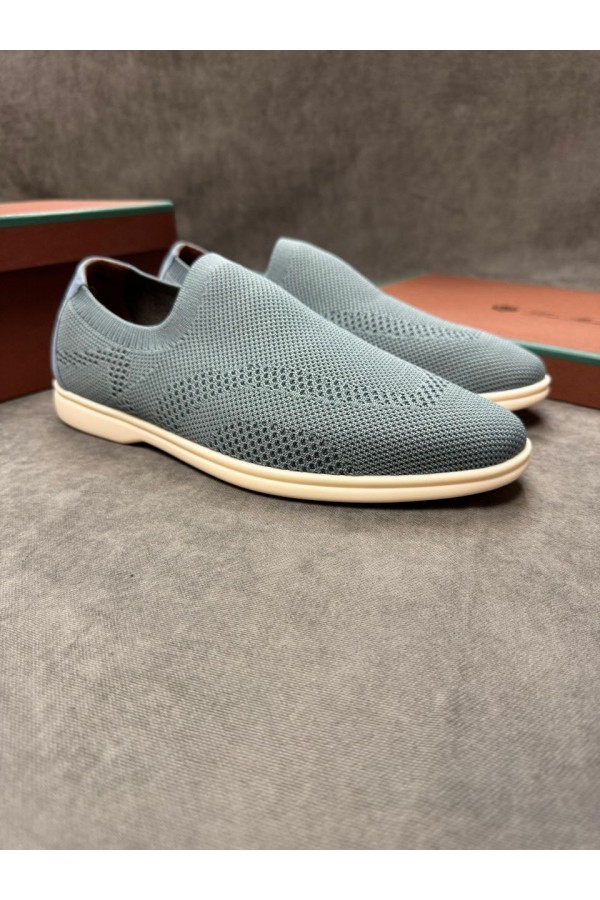 Мужские текстильные лоферы Loro Piana