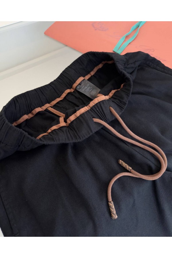 Штаны чёрного цвета Loro Piana Premium