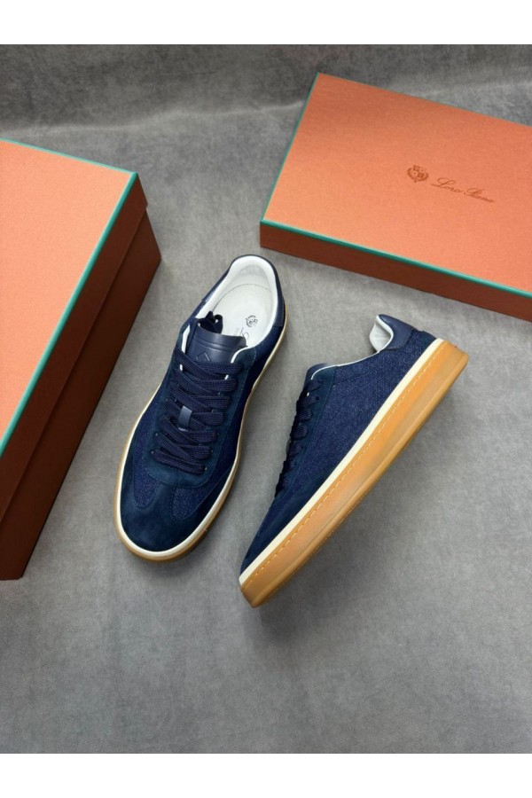 Мужские кроссовки Loro Piana Tennis Walk - Navy