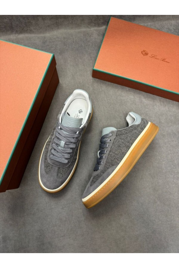Мужские кроссовки Loro Piana Tennis Walk - Grey