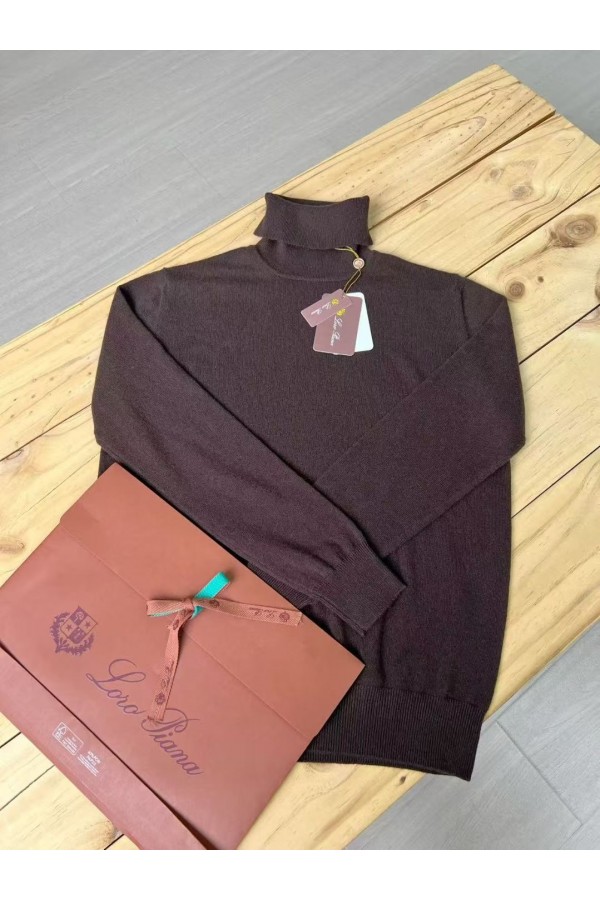 Мужская водолазка Loro Piana Premium - Coffee