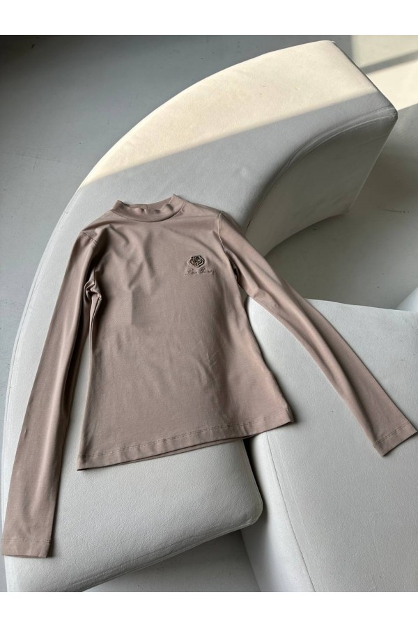 Женская бежевая водолазка Loro Piana