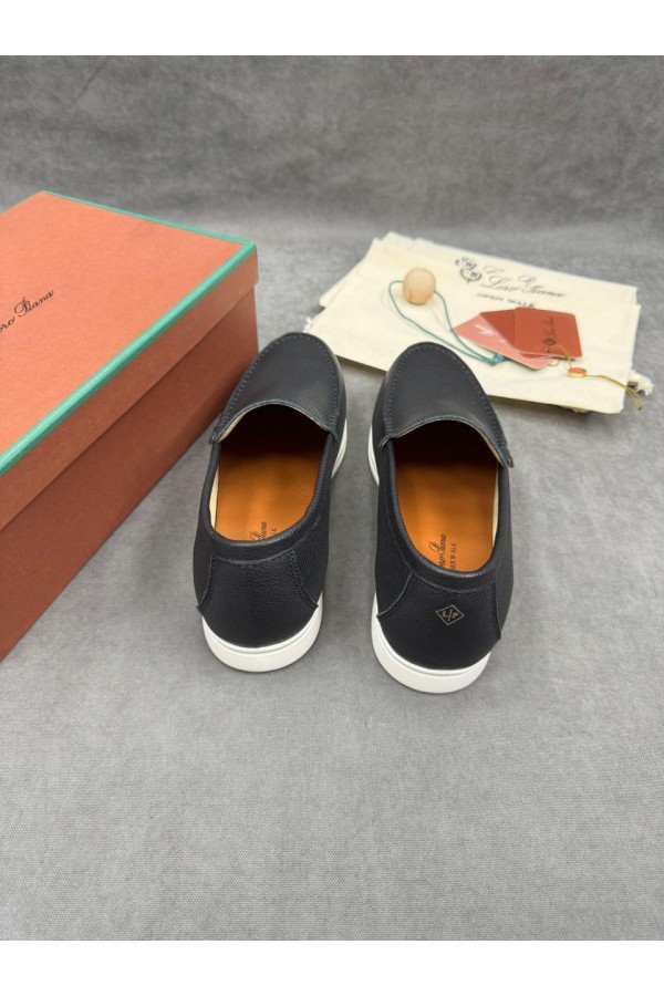 Мужские кожаные лоферы Loro Piana