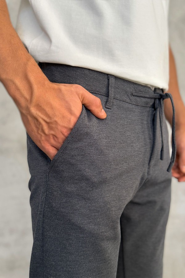 Мужские шорты Loro Piana серого цвета