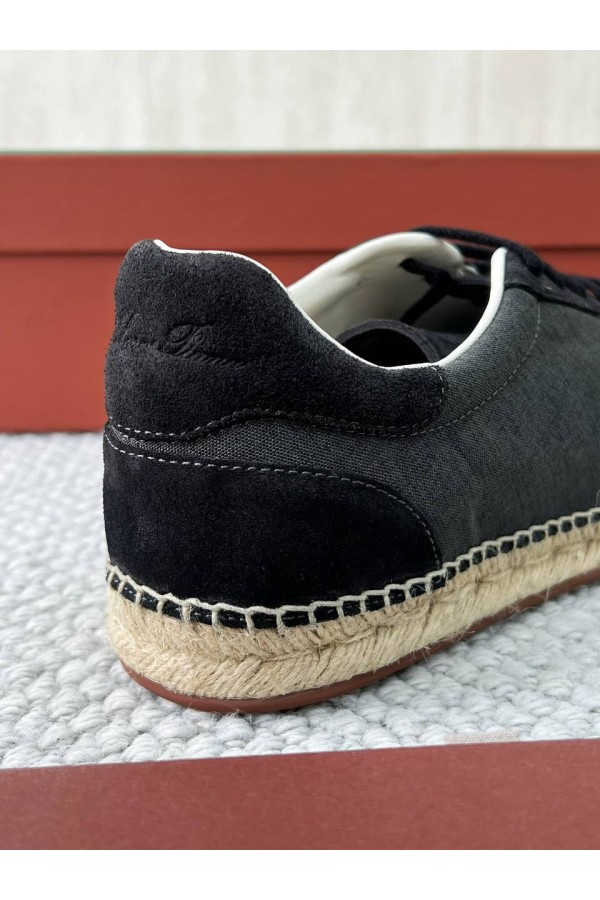 Мужские кроссовки Loro Piana Sea Tennis Walk - Black