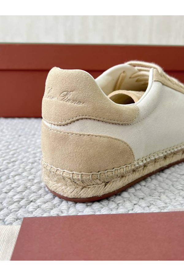 Мужские кроссовки Loro Piana Sea Tennis Walk - Beige