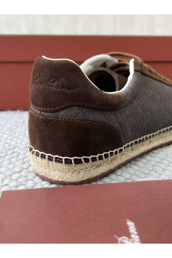 Мужские кроссовки Loro Piana Sea Tennis Walk - Brown