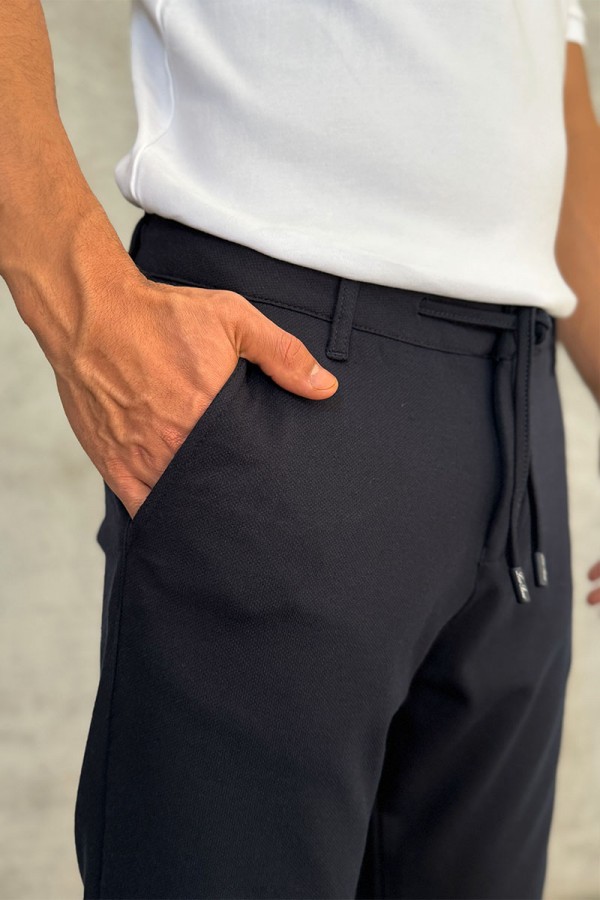 Мужские шорты Loro Piana чёрного цвета