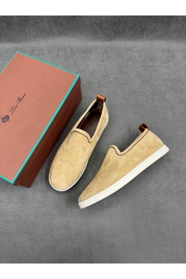 Мужские лоферы Loro Piana Venice Walk - Beige