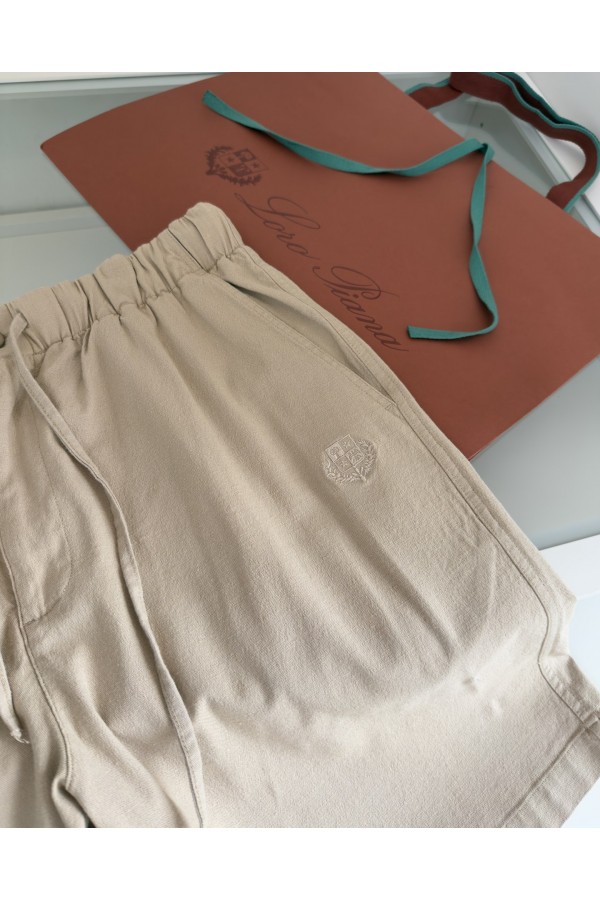 Льняные шорты Loro Piana Premium - Beige