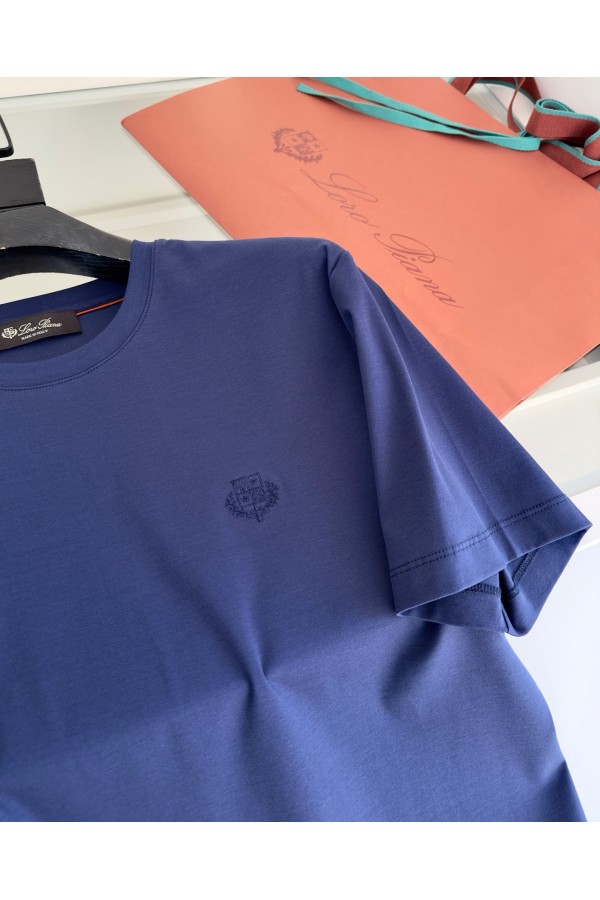 Мужская синяя футболка Loro Piana