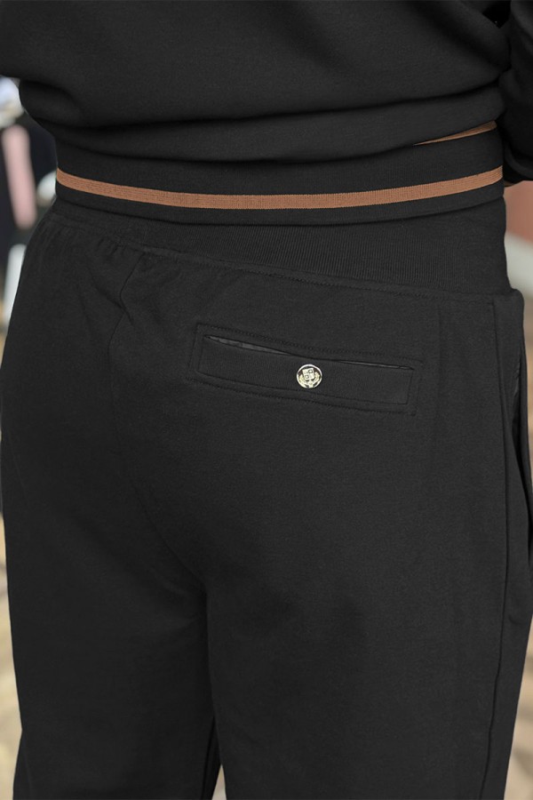 Мужской спортивный костюм Loro Piana monogram - Black