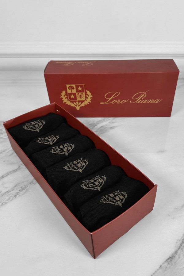 Комплект носков Loro Piana brown logo