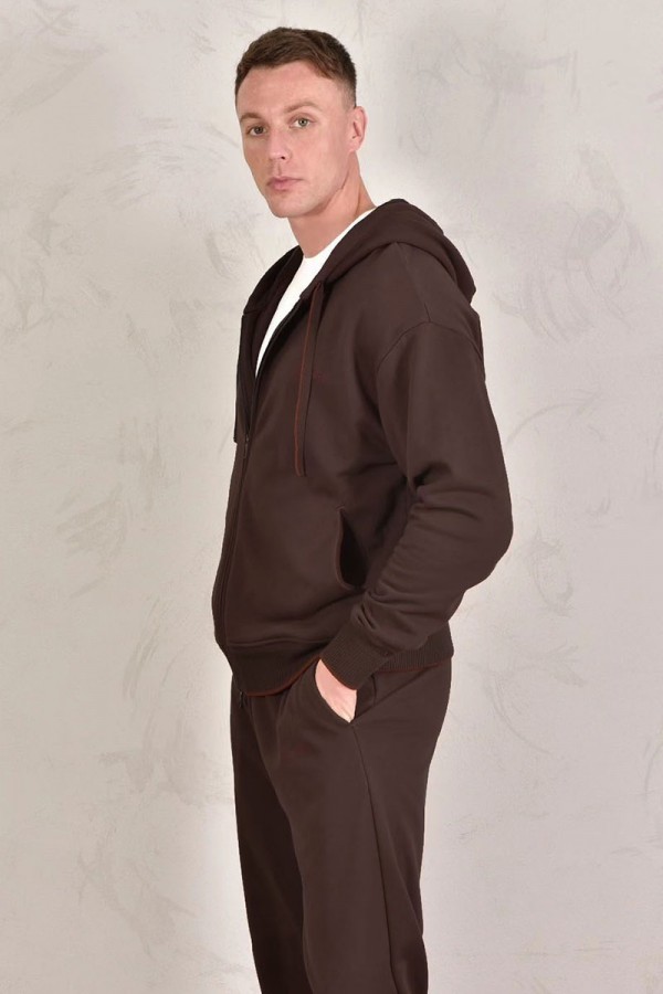 Спортивный костюм Loro Piana Premium signature logo - Brown