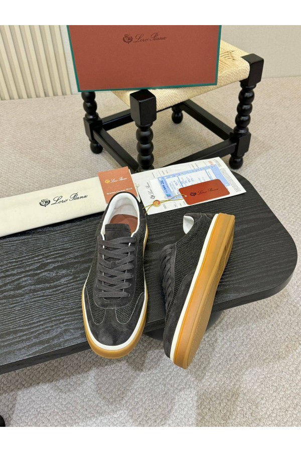 Мужские кроссовки Loro Piana Tennis Walk - Grey