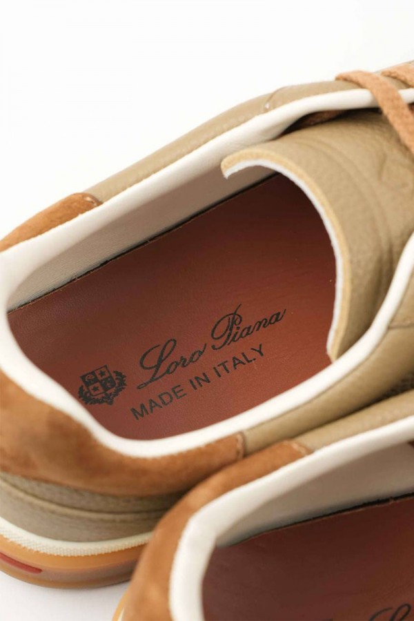 Мужские кроссовки Loro Piana Tennis Walk - Beige