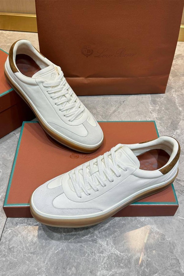 Мужские кроссовки Loro Piana Tennis Walk - White