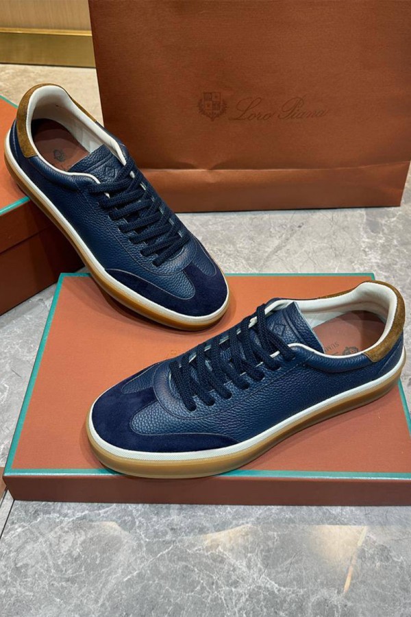 Мужские кроссовки Loro Piana Tennis Walk - Navy
