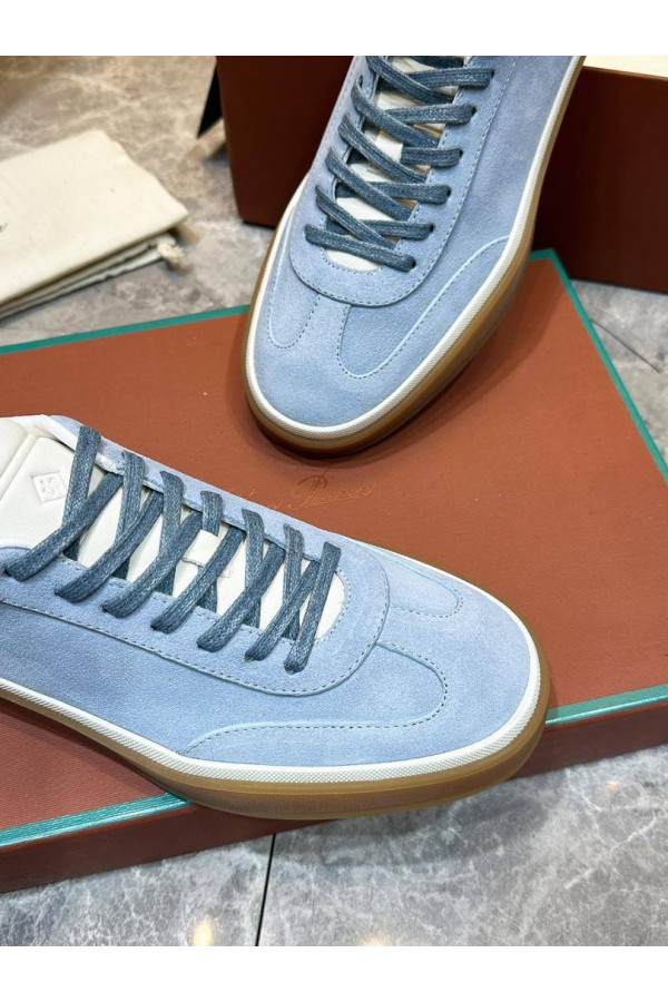 Мужские замшевые кроссовки Loro Piana Tennis Walk