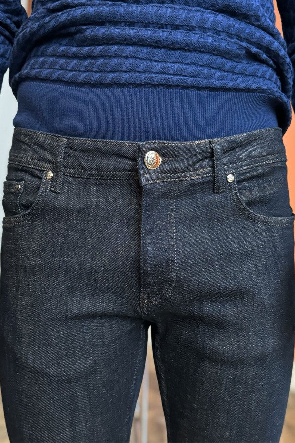 Тёмно-синие джинсы Loro Piana