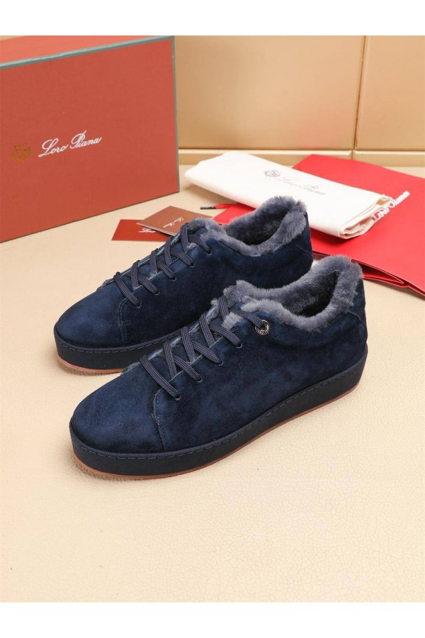 Зимние кроссовки с мехом Loro Piana