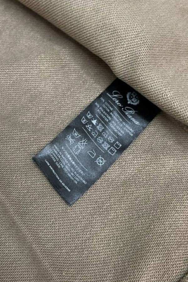 Чёрная кофта Loro Piana Zip-Up hoodie