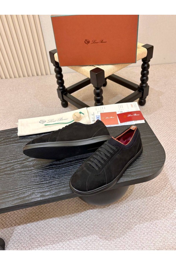 Мужские кроссовки Loro Piana Soho 2.0 Walk - Black