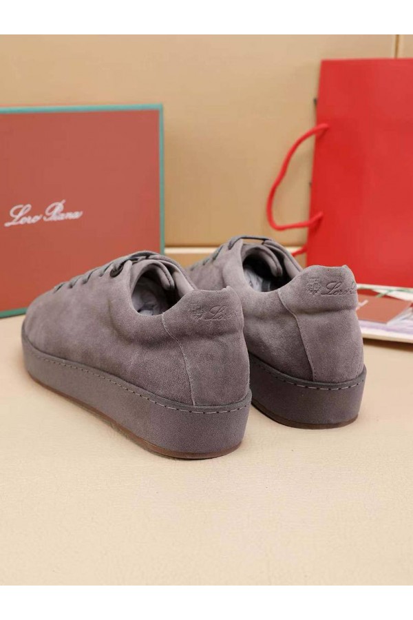 Мужские замшевые кроссовки Loro Piana