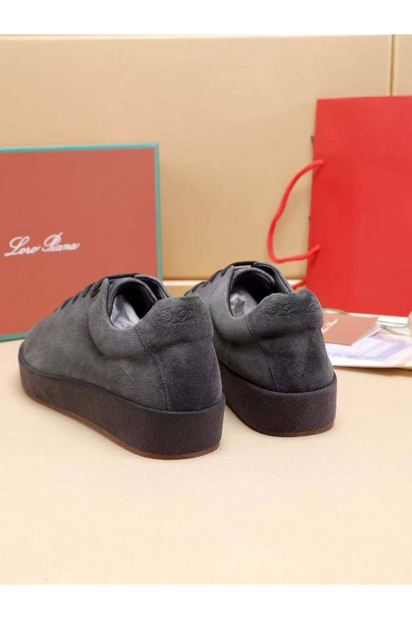 Мужские замшевые кроссовки Loro Piana