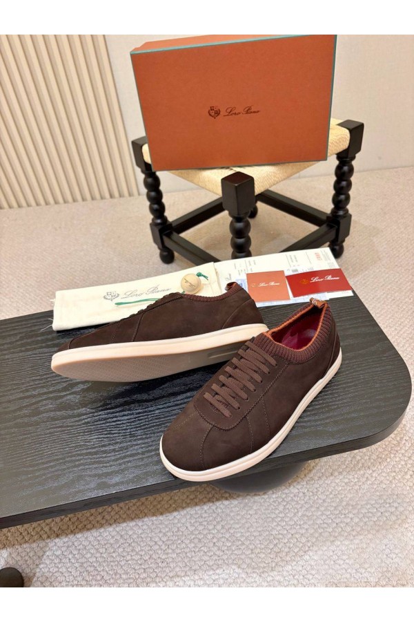 Мужские кроссовки Loro Piana Soho 2.0 Walk - Brown