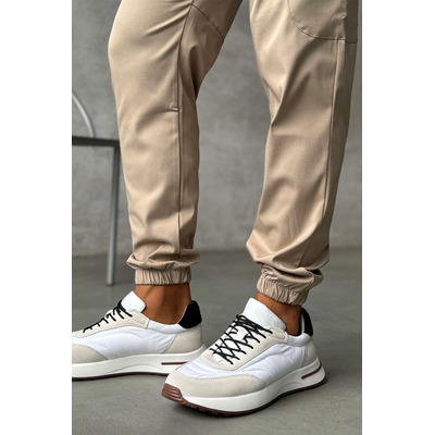 Замшевые кроссовки Loro Piana Week End Walk - White