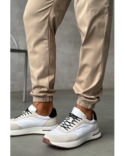 Замшевые кроссовки Loro Piana Week End Walk - White