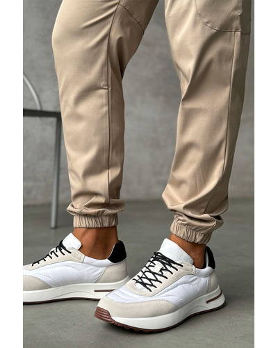 Замшевые кроссовки Loro Piana Week End Walk - White