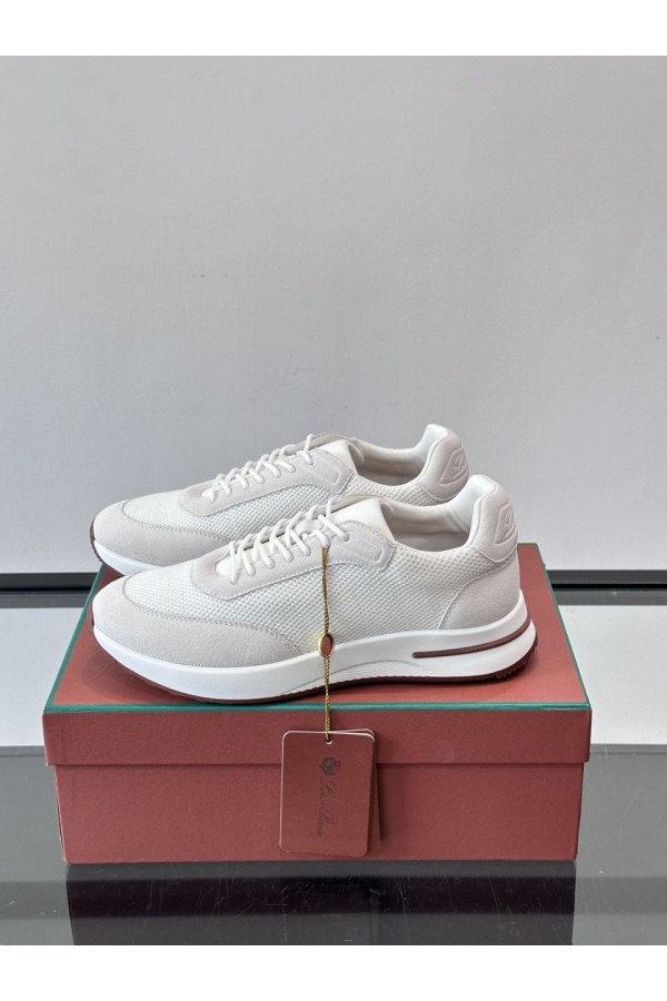 Мужские кроссовки Loro Piana Week End Walk - White