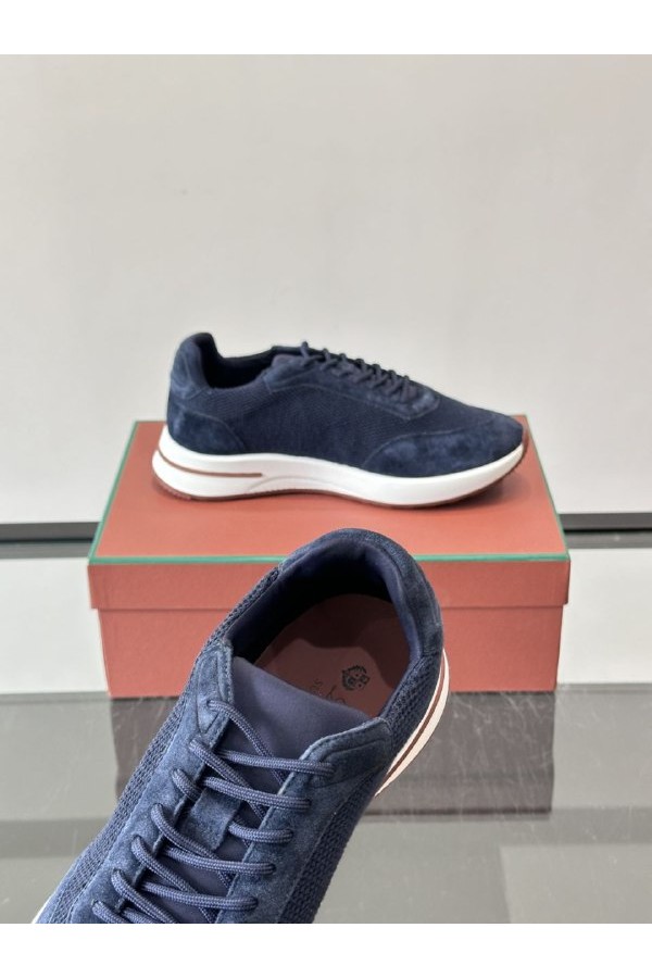 Мужские кроссовки Loro Piana Week End Walk - Navy