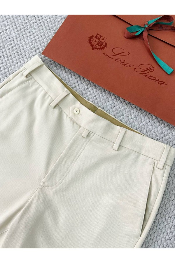 Мужские брюки Loro Piana Premium - Light Beige