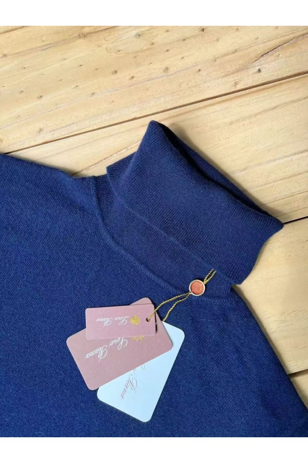 Мужская водолазка Loro Piana Premium - Dark Blue