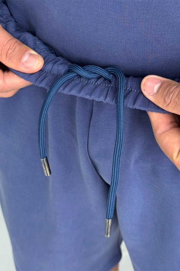 Мужской синий костюм Loro Piana