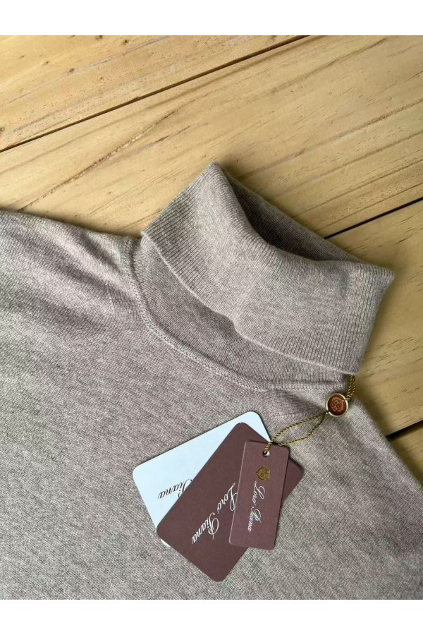 Мужская водолазка Loro Piana Premium - Light Tan