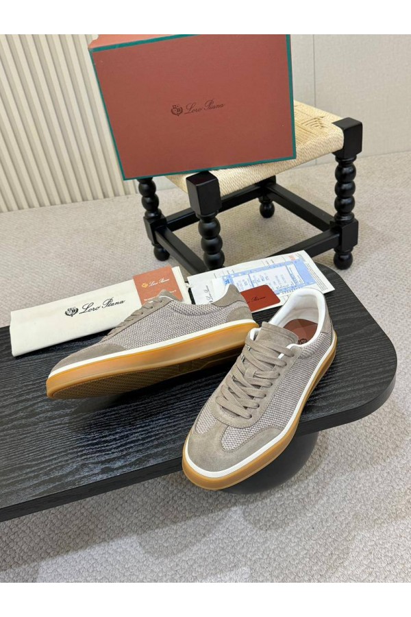 Мужские кроссовки Loro Piana Tennis Walk - Beige
