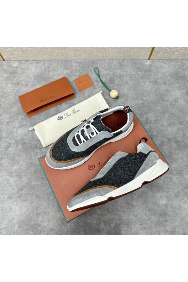 Мужские кроссовки Loro Piana 360 Lp Flexy Walk - Grey