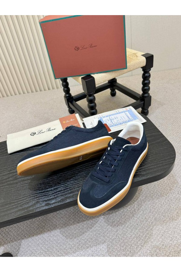 Мужские кроссовки Loro Piana Tennis Walk - Navy