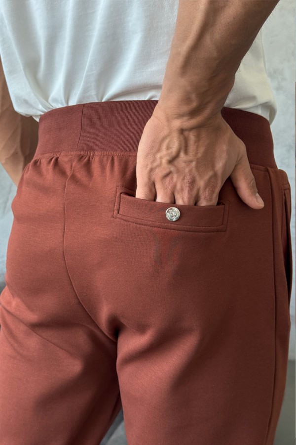 Мужской спортивный костюм Loro Piana monogram - Brown