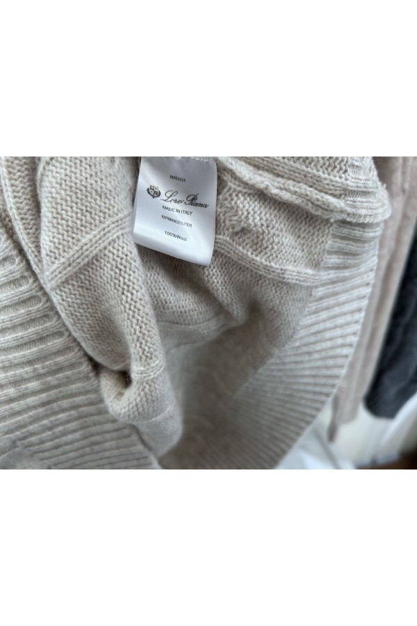 Мужской свитер Loro Piana premium - Beige