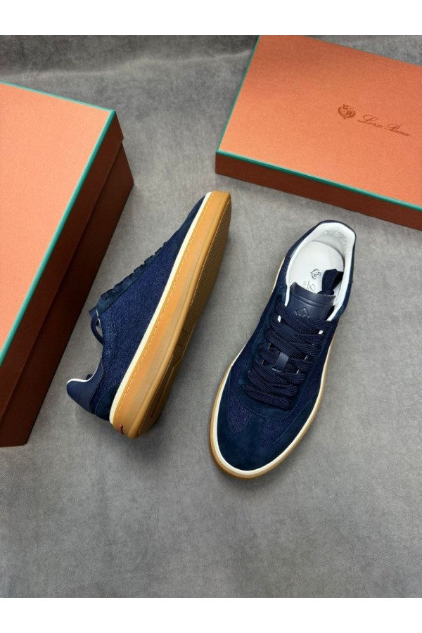 Мужские кроссовки Loro Piana Tennis Walk - Navy