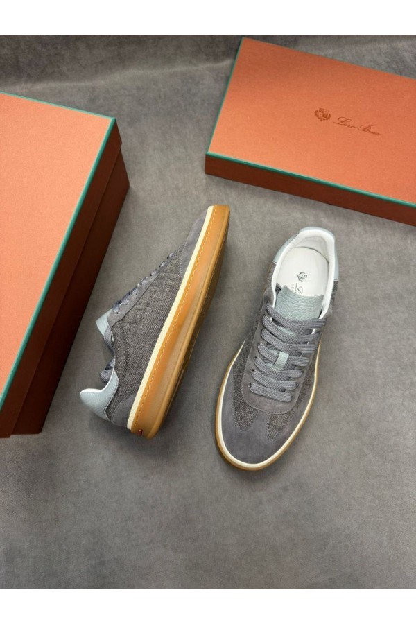 Мужские кроссовки Loro Piana Tennis Walk - Grey